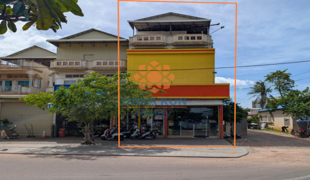 Commercial Building for Rent on Lok Taneuy Rd in Siem Reap City